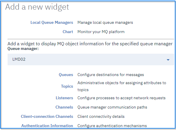 Add a new widget Add a new widget
